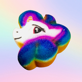 MADE TO ORDER Rainbow Pony With Mood Ring - Bath Bomb