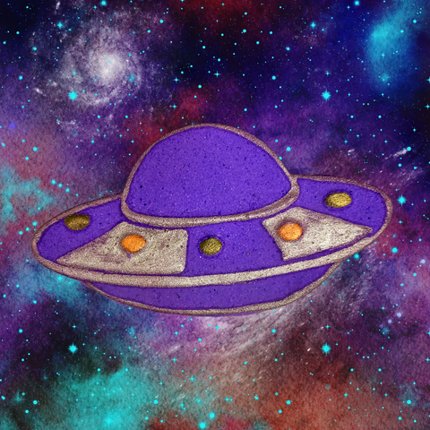 Alien Spaceship-Bath Bomb