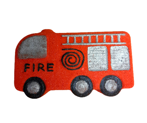 MADE TO ORDER Fire Engine- Bath Bomb